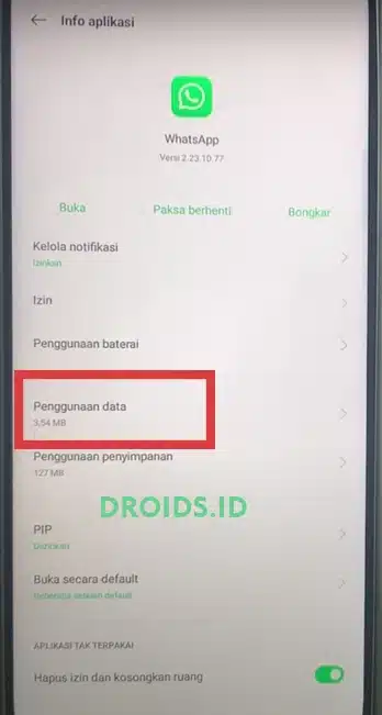 Cara Menonaktifkan WA Tanpa Mematikan Data Seluler